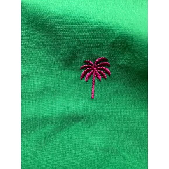 Lilly Pulitzer Lightweight Windbreaker Mesh Lined Jacket Womens Small Green Pink - Picture 9 of 14